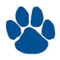 Small Blue Paw Print For Fundraising